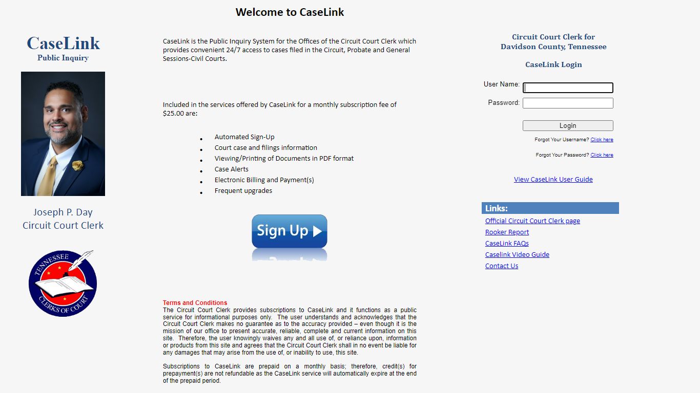 Welcome to CaseLink - Nashville
